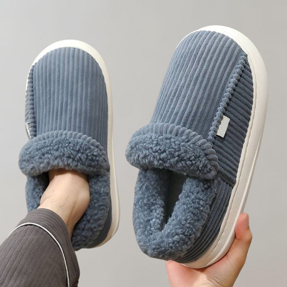 Comfy Slippers for Women - Serene-Blue-3.5-The Livary