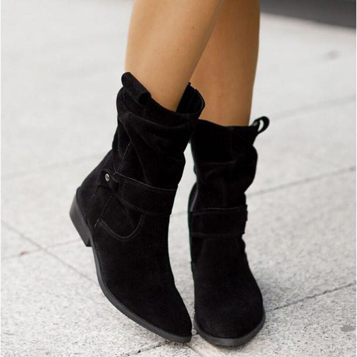 Comfortable Ankle Boots for Women - BellaStep-Black-2.5-The Livary