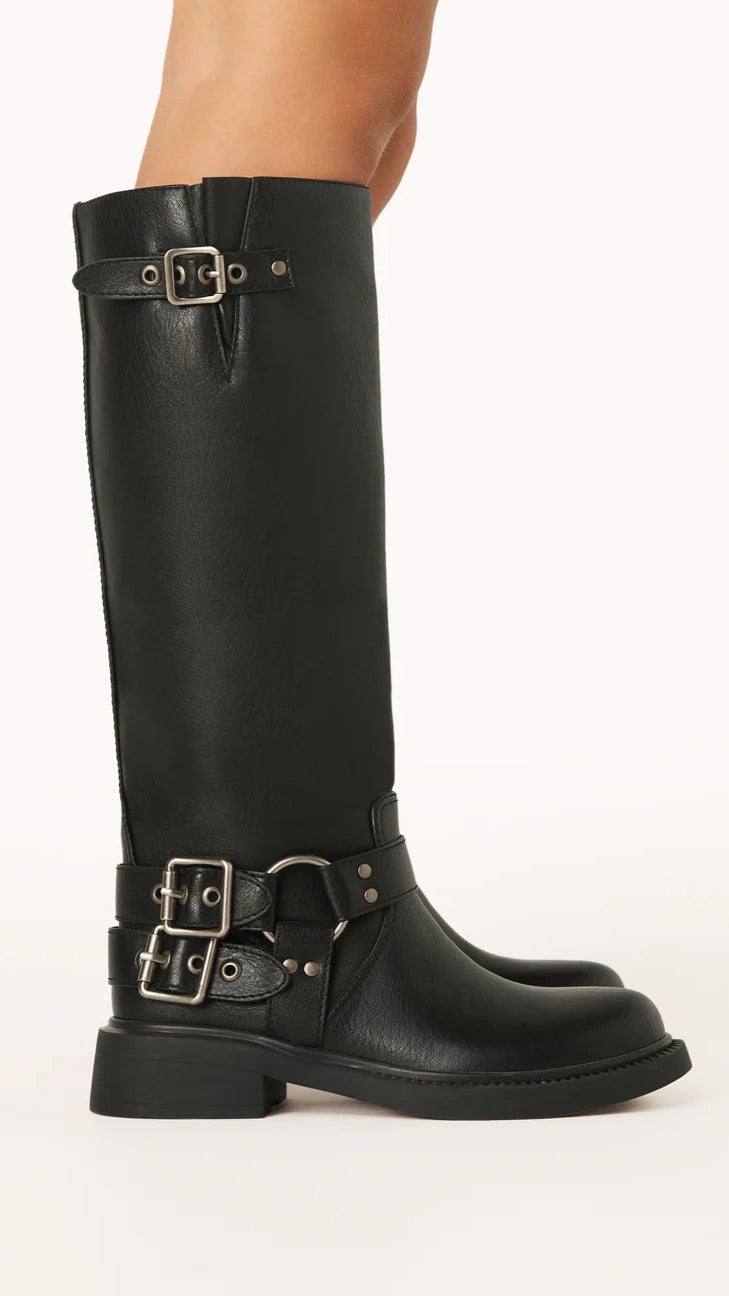 Cool Black Combat Boots - Aris-3-The Livary