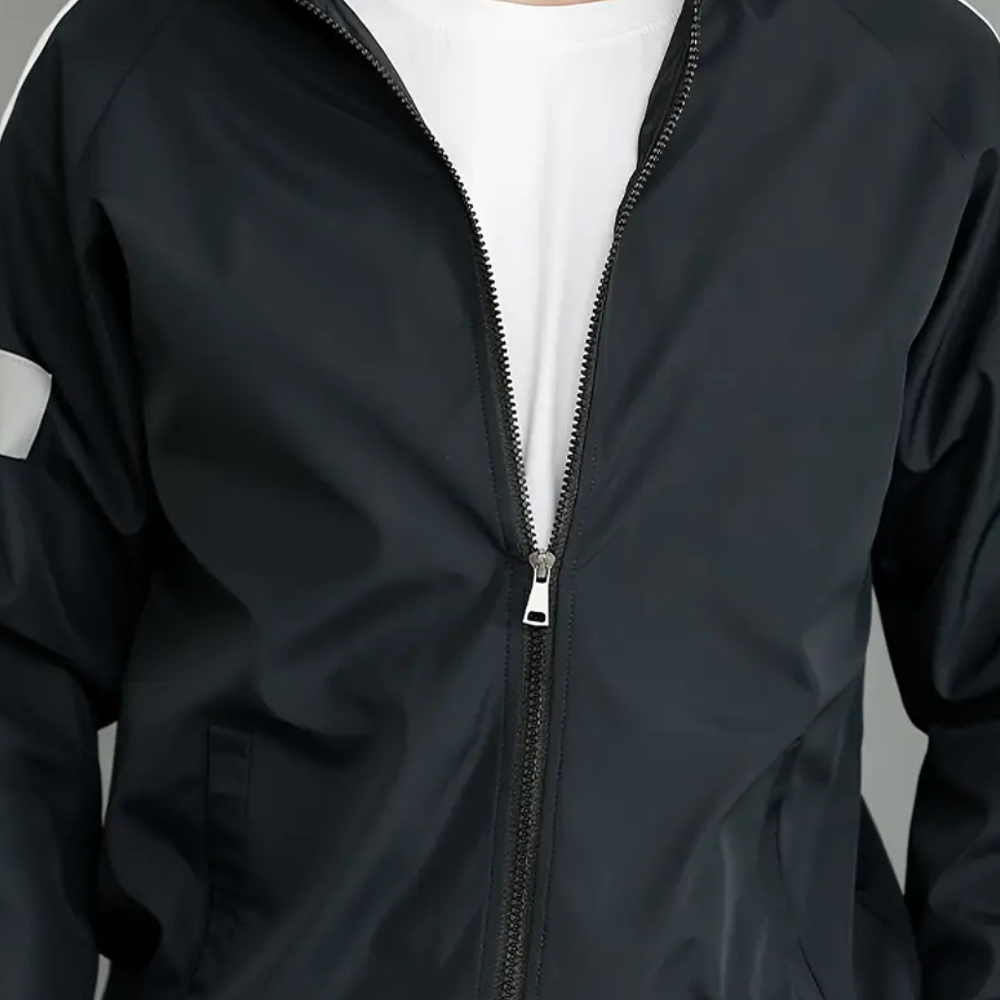 Sporty and Comfortable Tracksuit for Men - Milan-Black-S-The Livary