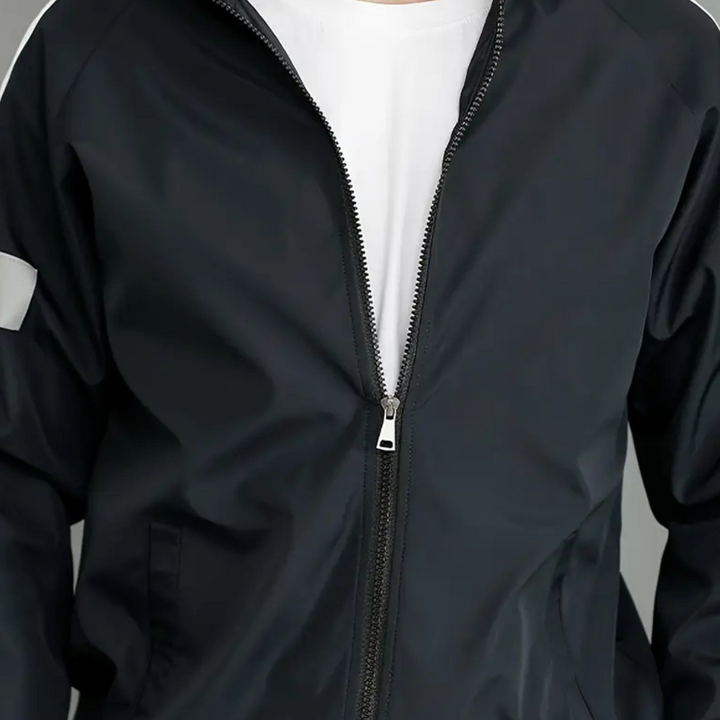 Sporty and Comfortable Tracksuit for Men - Milan-Black-S-The Livary