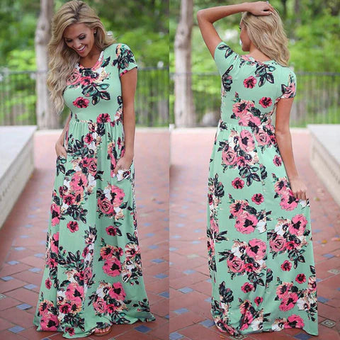Lightweight & versatile summer dress for women – Kendra-Green-S-The Livary