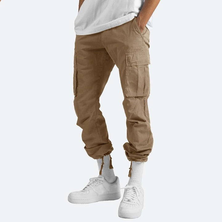 Howard - Casual Cargo Trousers for Men-Grey-S-The Livary