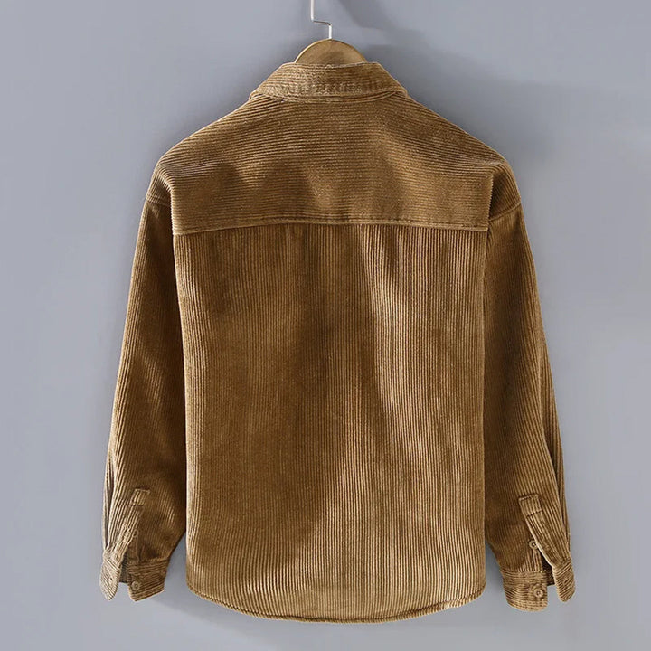 Corduroy Jacket for Men - Victor-Khaki-M-The Livary