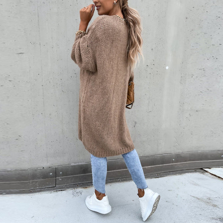 Classic Ladies Cardigan - Camile-Beige-S-The Livary