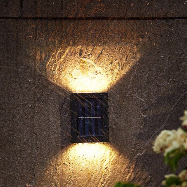 Luxury Wireless Solar LED Wall Lamps - SolarGlow-1 Lamp-The Livary