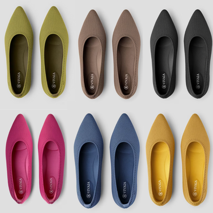 Comfortable Spring/Summer Ballerinas – Mila-Black-4.5-The Livary