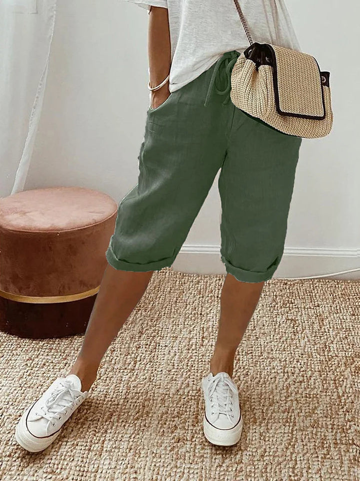 Casual Capri Trousers for Women – Sophie-Green-S-The Livary