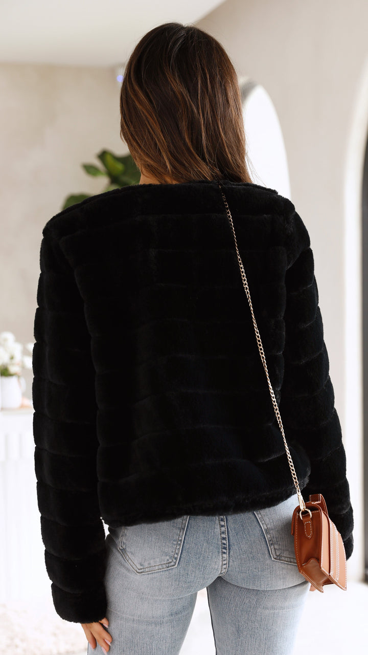 Luxury Ladies Crop Jacket - Veloura-White-XS-The Livary