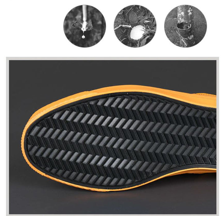 Men's Sneakers with Zip and Comfort - Noah-Black-7-The Livary