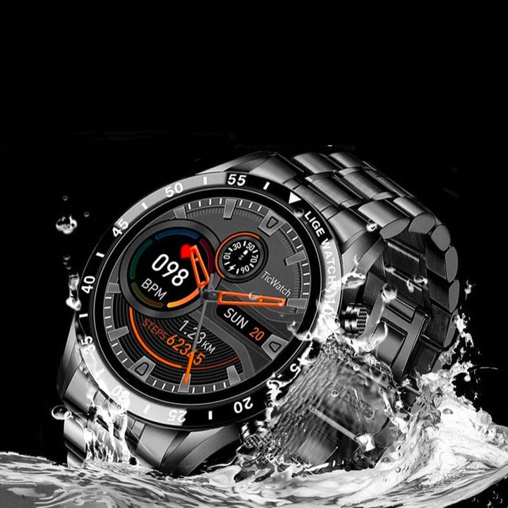 Luxury Men's Smartwatch – Axel-Black 40 mm-The Livary