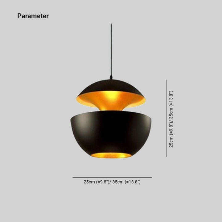 Modern LED Pendant Lamp - AstraGlow-White-Small (9.84 in)-The Livary