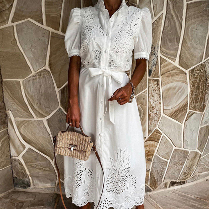 Lightweight Maxi Dress - Marielle-White-S-The Livary