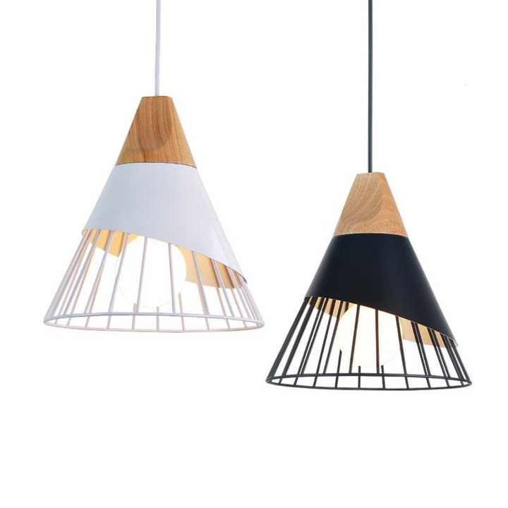 Trendy Scandinavian Industrial Hanging Lamp - UrbanBeam-Rusty Orange-The Livary