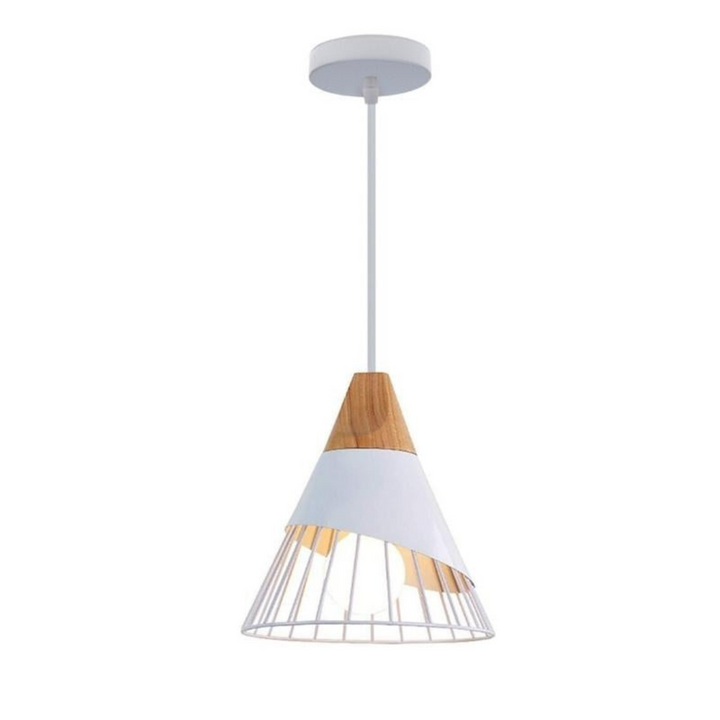 Trendy Scandinavian Industrial Hanging Lamp - UrbanBeam-Rusty Orange-The Livary