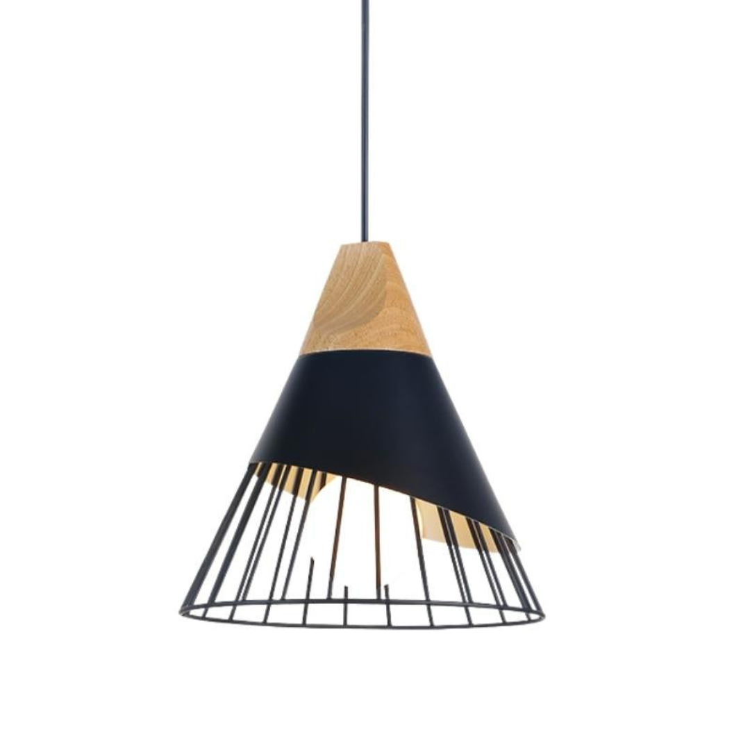 Trendy Scandinavian Industrial Hanging Lamp - UrbanBeam-Black-The Livary