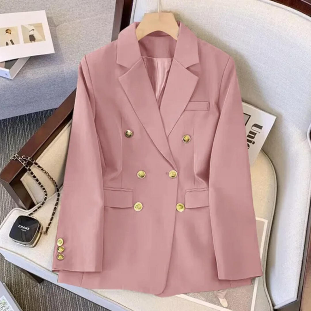 Trendy Women's Blazer - Clara-Pink-S-The Livary