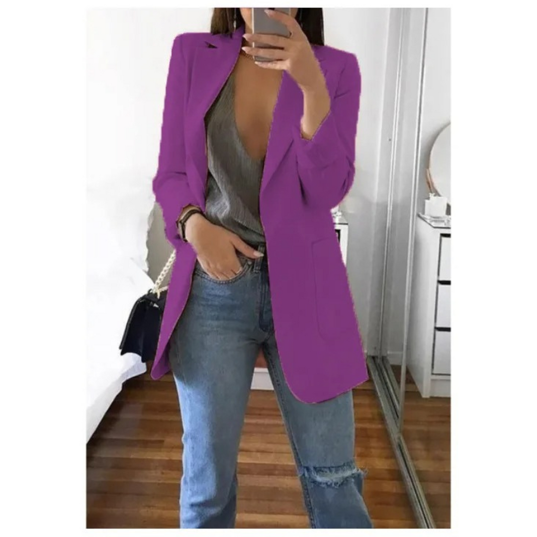 Trendy Long Women's Blazer - Valentina