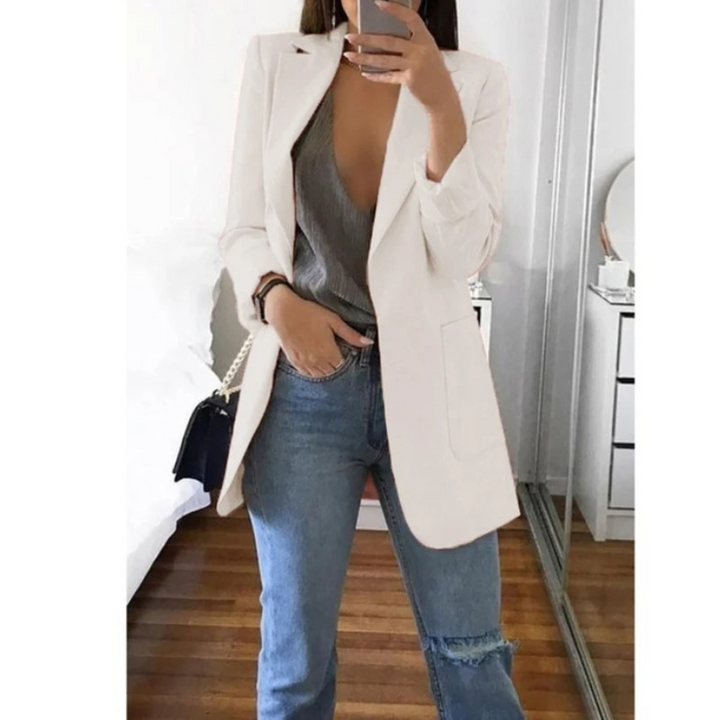 Trendy Long Women's Blazer - Valentina