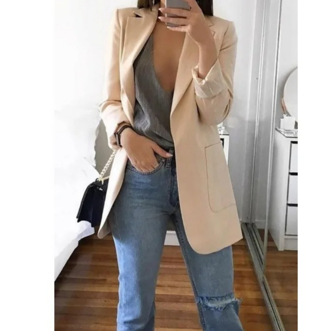 Trendy Long Women's Blazer - Valentina
