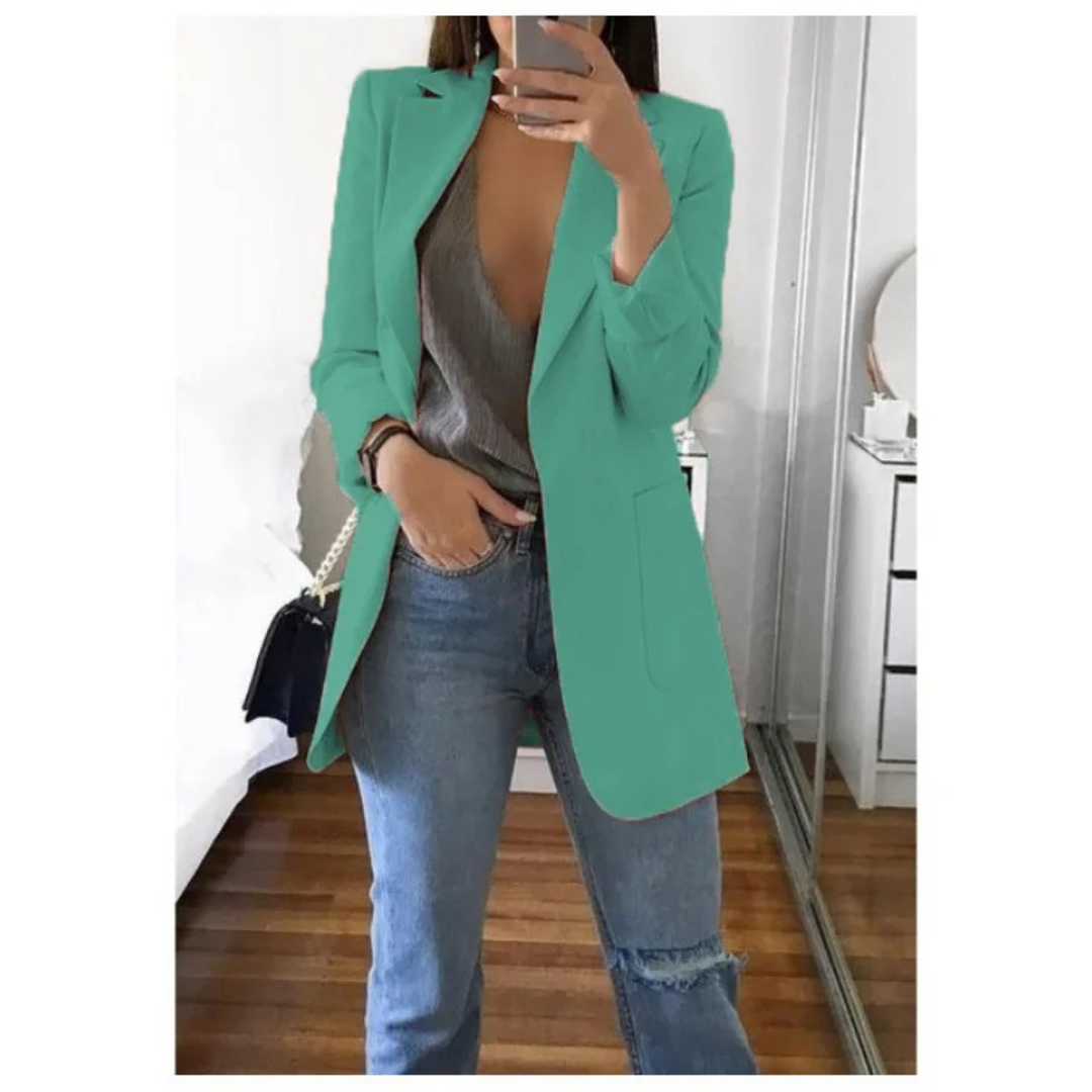 Trendy Long Women's Blazer - Valentina