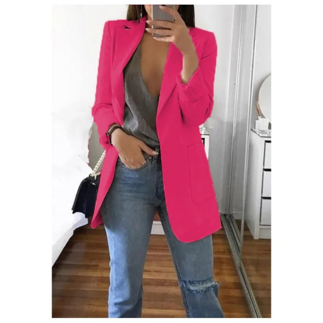 Trendy Long Women's Blazer - Valentina