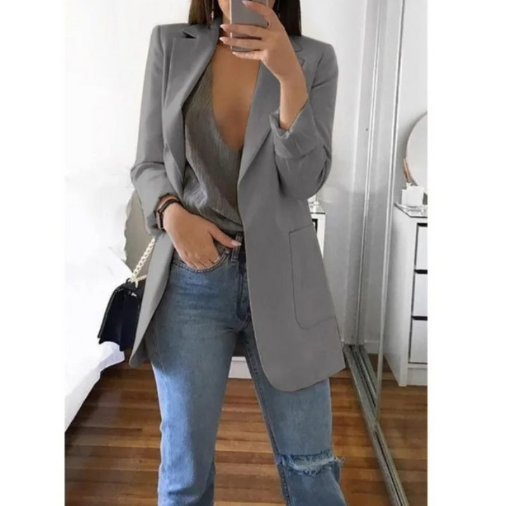 Trendy Long Women's Blazer - Valentina