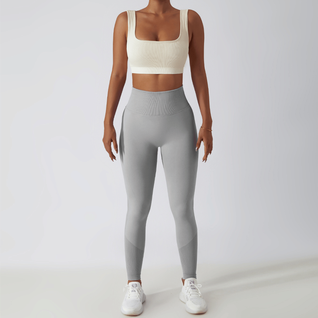 High Waist Ladies' Sports Leggings – FlexFit-Black-S-The Livary