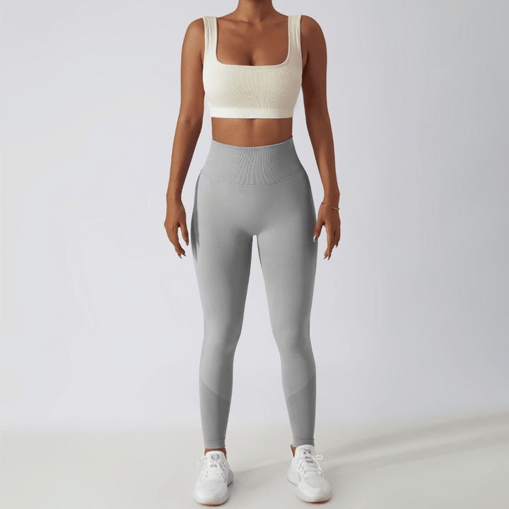 High Waist Ladies' Sports Leggings – FlexFit-Black-S-The Livary