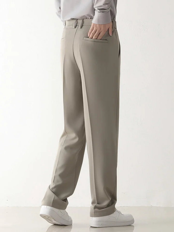 Men's Draped Formal Trousers - Bruno-Black-S-The Livary