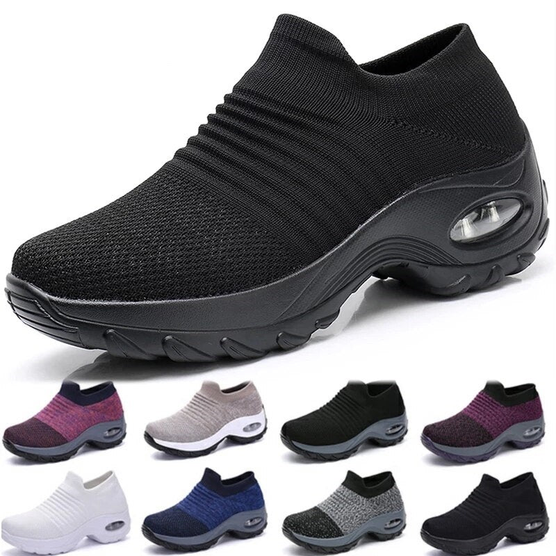 Orthopaedic Hypersoft Running Shoes for Women – Eliana-Black-3-The Livary