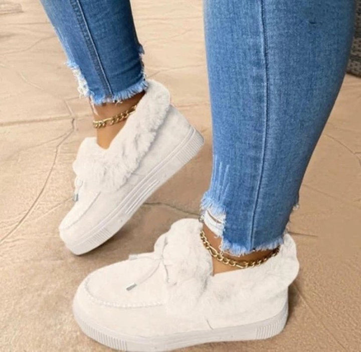 Ladies' Winter Shoes - WinterCozy-White-2.5-The Livary