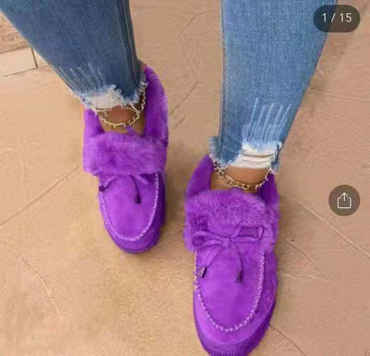 Ladies' Winter Shoes - WinterCozy-Purple-2.5-The Livary