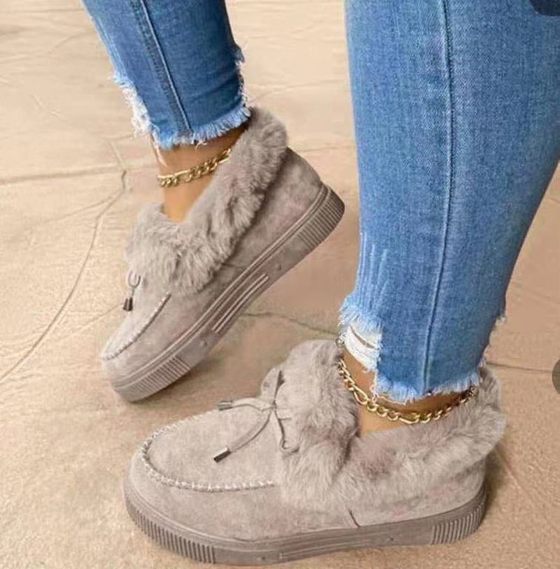 Ladies' Winter Shoes - WinterCozy-Gray-2.5-The Livary