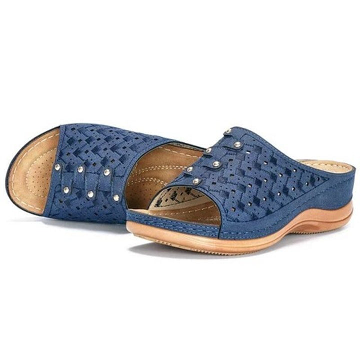 Orthopaedic Support Sandals - OrthoFlex-Blue-2.5-The Livary