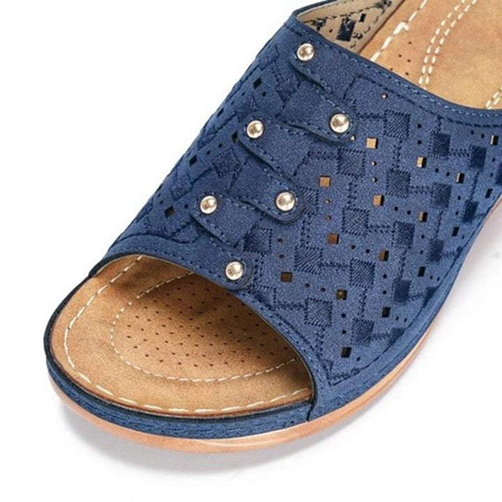 Orthopaedic Support Sandals - OrthoFlex-Blue-2.5-The Livary
