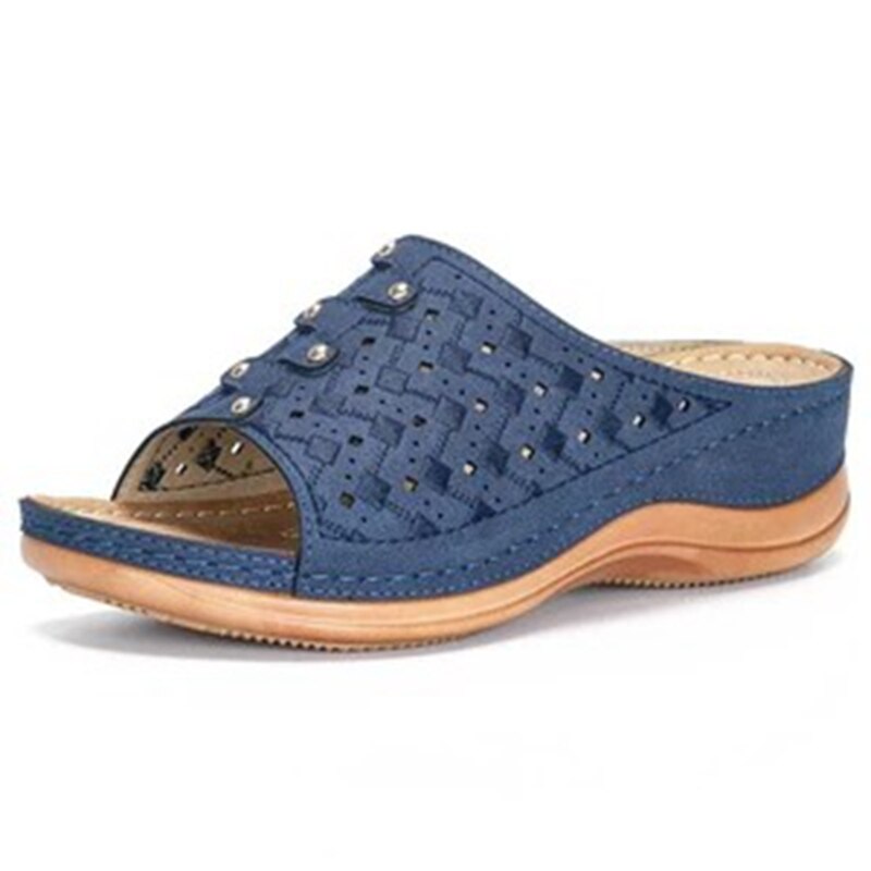 Orthopaedic Support Sandals - OrthoFlex-Blue-2.5-The Livary