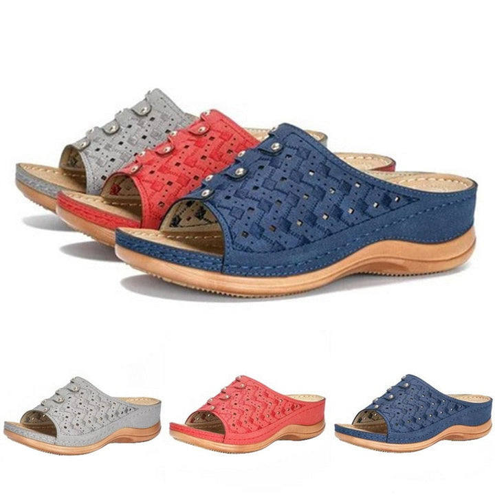 Orthopaedic Support Sandals - OrthoFlex-Blue-2.5-The Livary