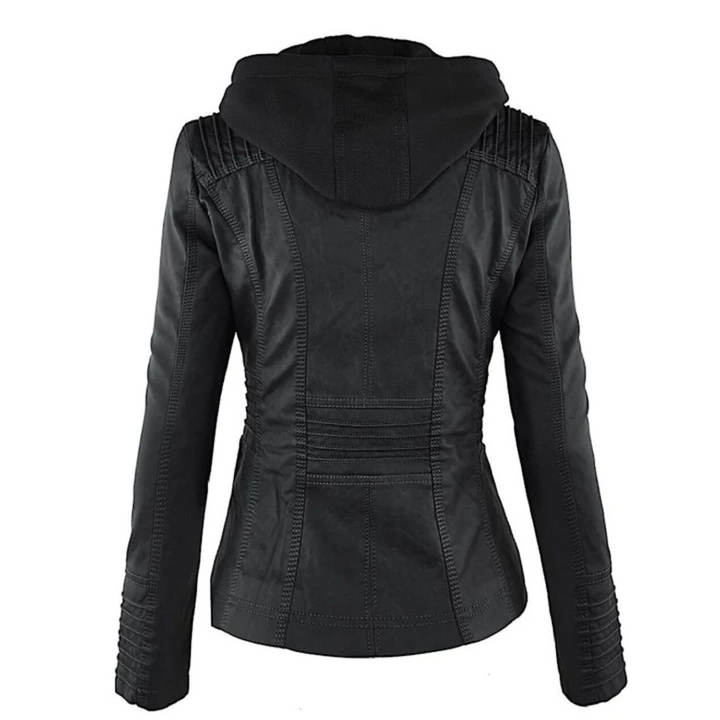 Learning Ladies Jacket with Hood - Emma-Black-S-The Livary