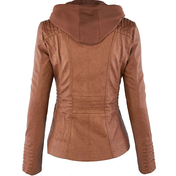 Learning Ladies Jacket with Hood - Emma-Black-S-The Livary