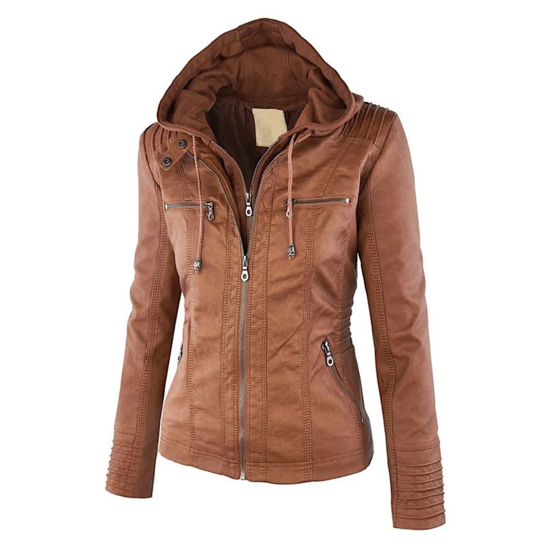 Learning Ladies Jacket with Hood - Emma-Brown-S-The Livary