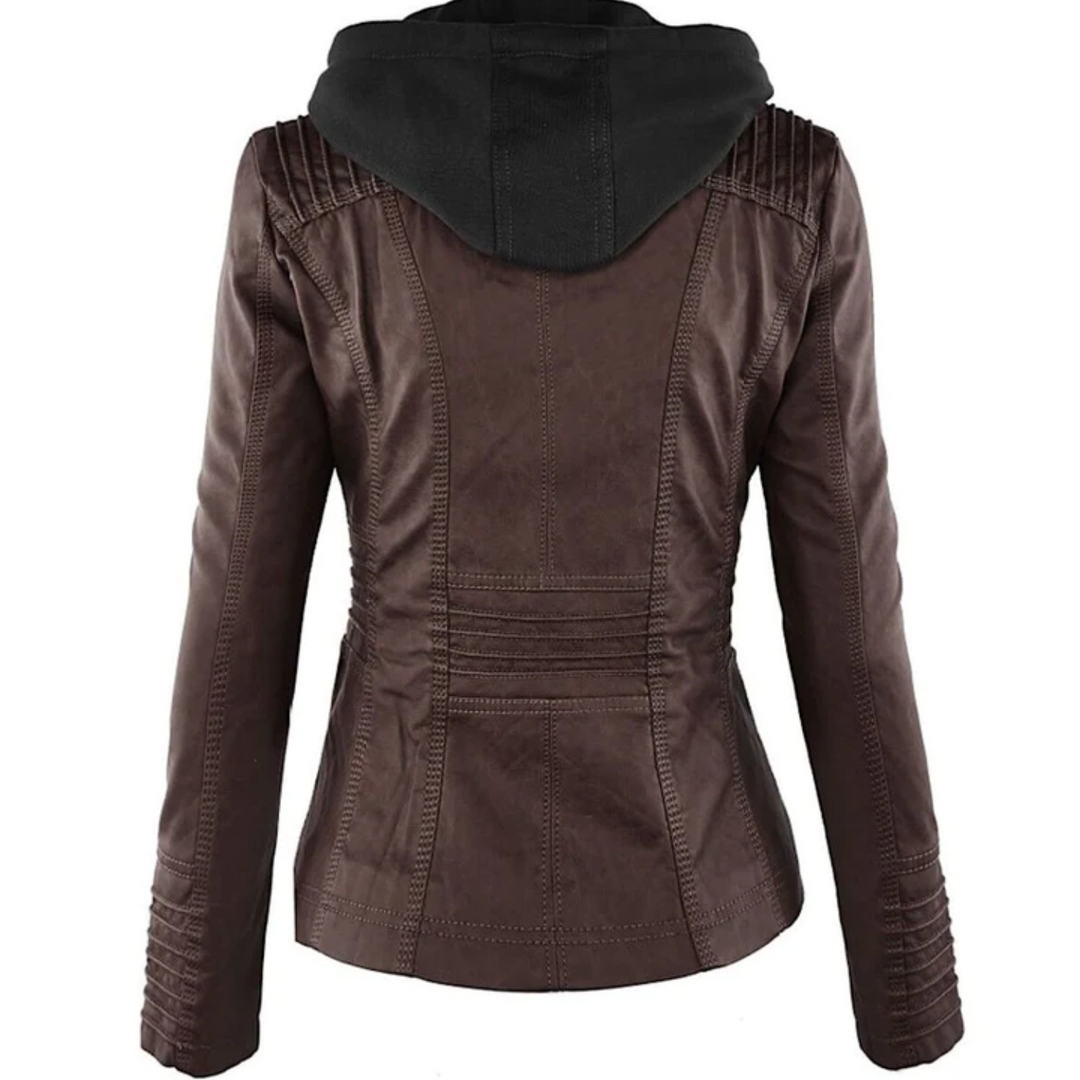Learning Ladies Jacket with Hood - Emma-Black-S-The Livary