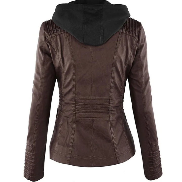 Learning Ladies Jacket with Hood - Emma-Black-S-The Livary