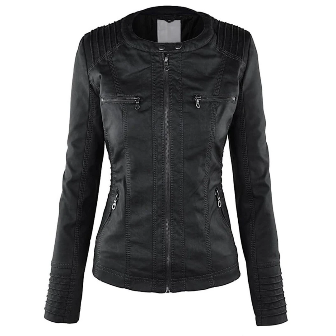 Learning Ladies Jacket with Hood - Emma-Black-S-The Livary