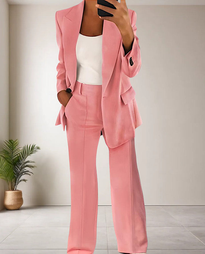 Trendy Ladies Jumpsuit - Isabella-S-Pink-The Livary