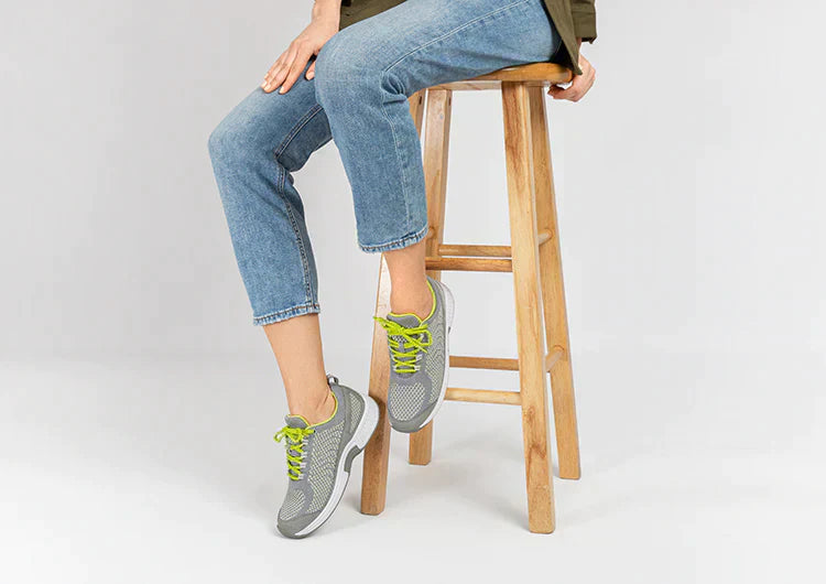 Ergonomic comfort shoes with orthopaedic support – Milena-Gray-3-The Livary