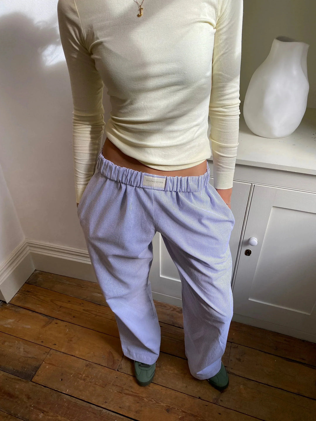 Soft Organic Cotton Lounge Trousers – Sienna-Dark blue-XS-The Livary