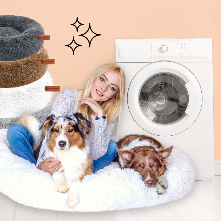 Dog Bed Fluffy Plus - The Original-Gray-XXS - 19.7in-The Livary