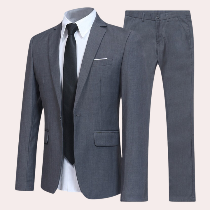 Stylish Men's Suit - Nathan-Grey-S-The Livary