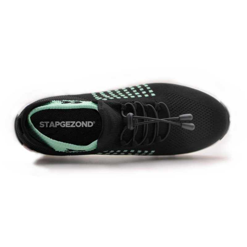 Ladies Sneakers - FlexiComfort-Black Purple-2.5-The Livary